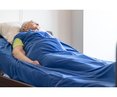 Verpleegdeken stretch met sonde ritsen