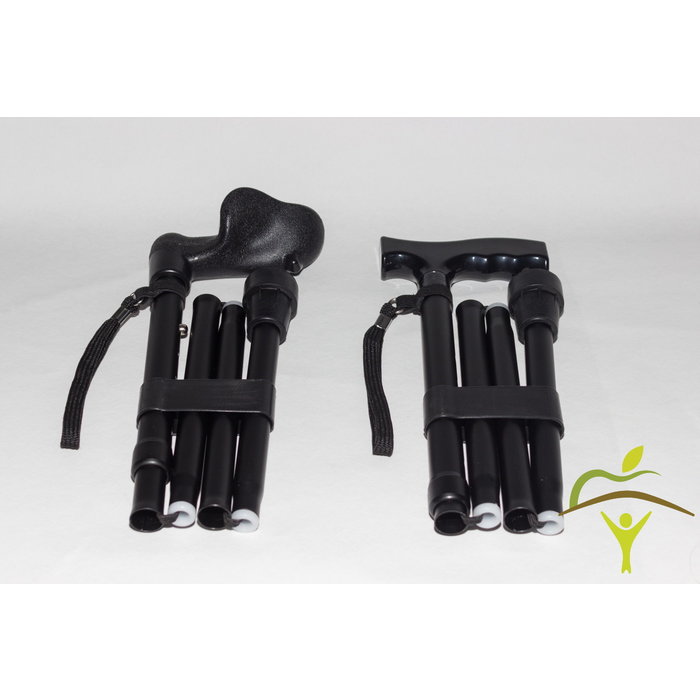 Pluviose walking stick 5-part foldable