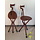 Pluviose walking stick chair in aluminum