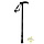 Finna walking stick telescopic, standard black handle