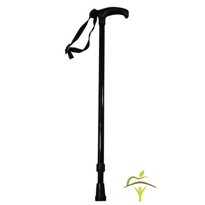 Finna walking stick telescopic, standard black handle