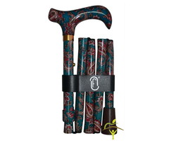 Finna walking stick foldable and adjustable, completely in 1 motif