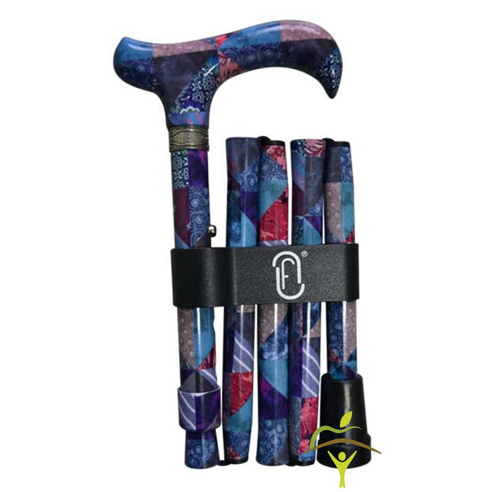 Finna walking stick foldable and adjustable, completely in 1 motif