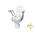Height-adjustable toilet seat with folding armrests, compact TSE 120