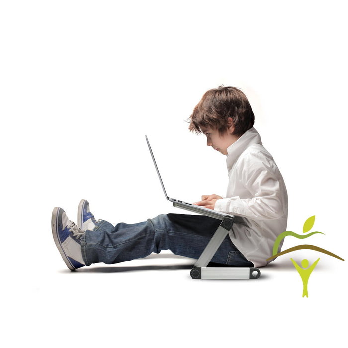 Foldable support for laptop/tablet Table buddy
