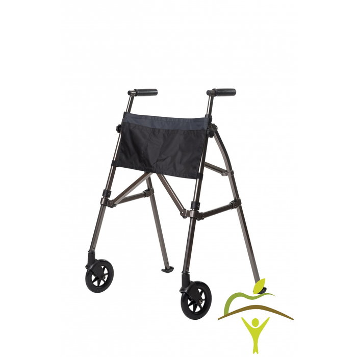 Walking frame with 2 wheels - 3 different colors