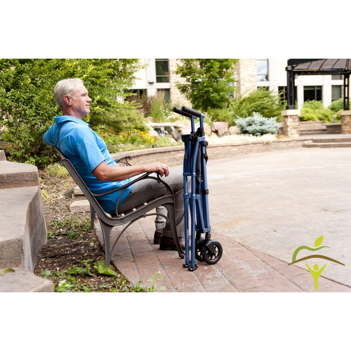 Walking frame with 2 wheels - 3 different colors