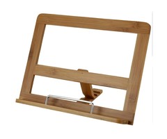 Bamboo cookbook holder
