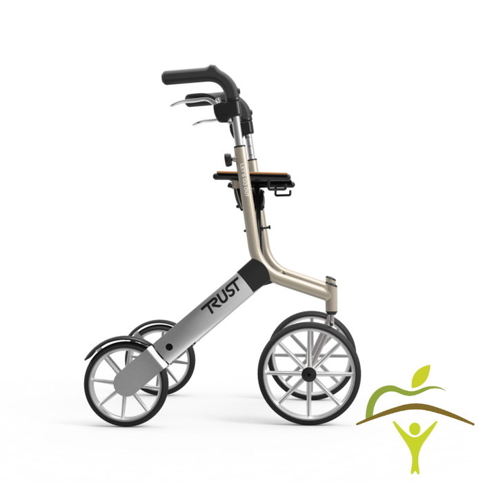 Let’s Go Out Licht en elegante rollator (inclusief bagagetas)