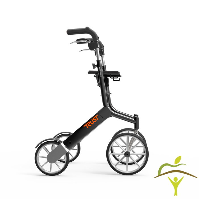 Let's Go Out Light and elegant rollator (including luggage bag)