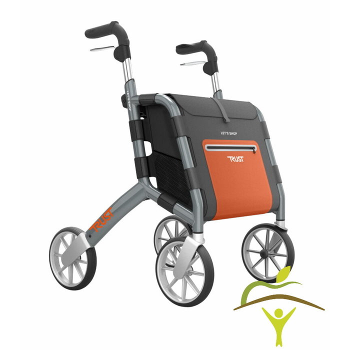 Let's Shop - practical rollator with large bag