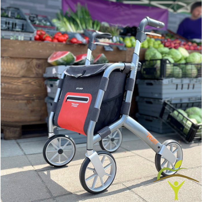 Let's Shop - practical rollator with large bag
