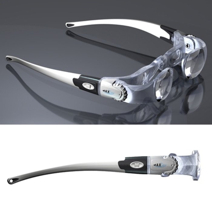 Close-up magnifying glasses with adjustable lenses