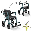 Rollz Motion Performance Comfort rollator and wheelchair in one - pneumatic tires