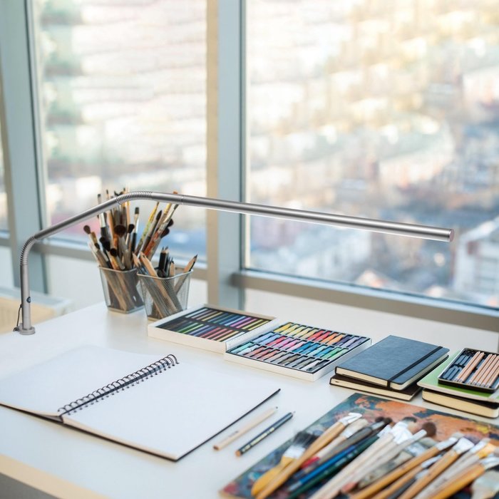 Flexible LED lamp for every desk - Different variants