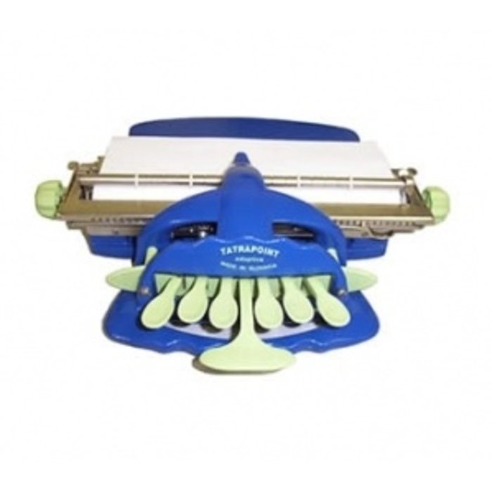 Mechanische brailleschrijfmachine met aanpasbare toetsen