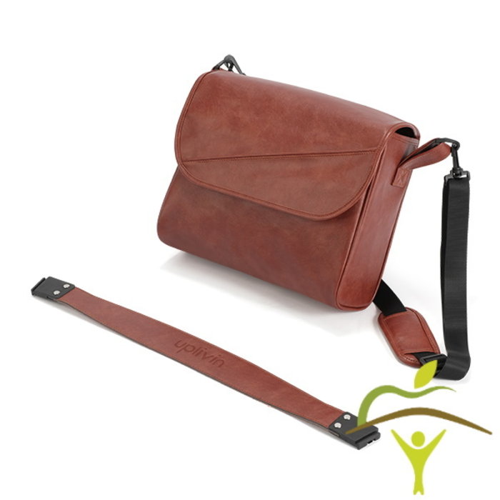 Compact double folding rollator