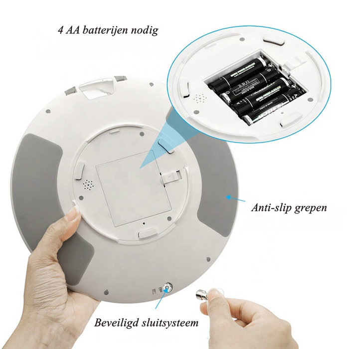Secured Automatic medicine carousel with 6x alarm.