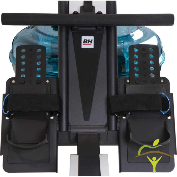 Comfortable water rower with different programs