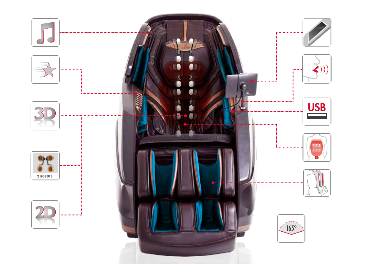 Luxury massage chair - Titan