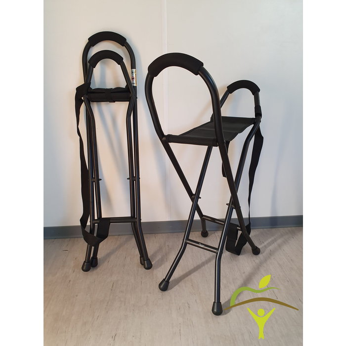 Pluviose walking stick high chair, in aluminum