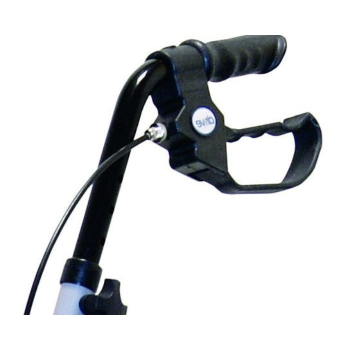 Rollator Gigo in aluminium met 4 wielen, opvouwbaar