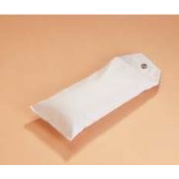 Sandbags in white artificial leather