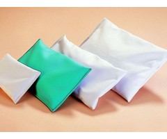 Zandzakjes in wit kunstleder