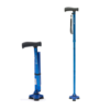 Foldable walking stick in aluminum - available in several colors