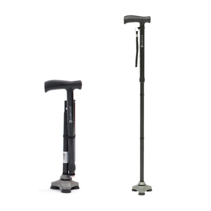 Plooibare wandelstok in aluminium, Hurrycane Freedom - verkrijgbaar in meerder kleuren