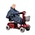 Cape poncho scooter avec protection complète du pilote et du scooter