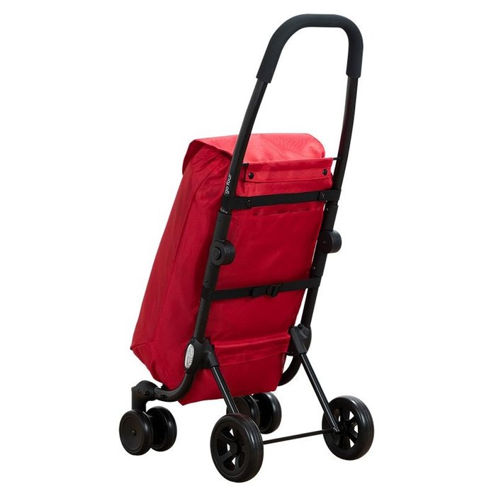 Go Four Boodschappentrolley  - Rood - 43.5 liter - by Playmarket
