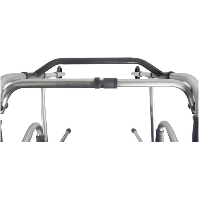 Foldable walker with 2 wheels