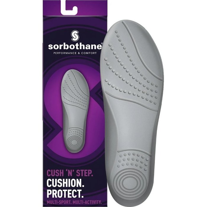 Sorbothane® Cush 'n Step shock absorbing insoles