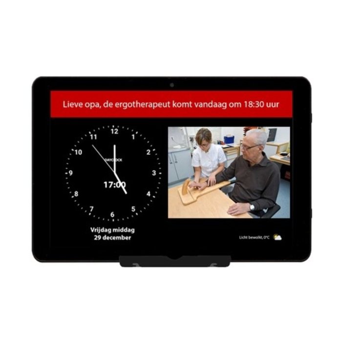 Dementia calendar clock with agenda function