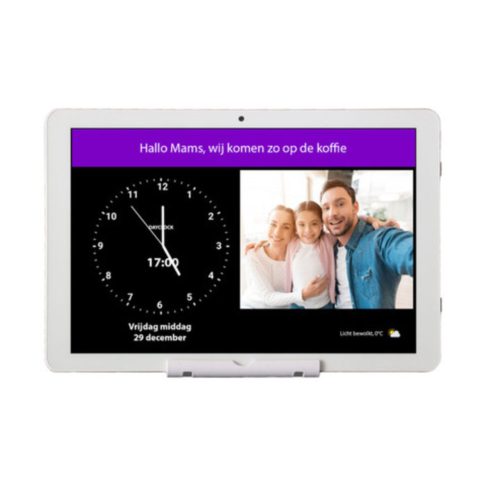 Dementia calendar clock with agenda function