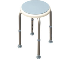 Shower stool with swivel seat