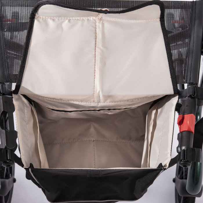 Opvouwbare rollator voor buiten carbon Saljol