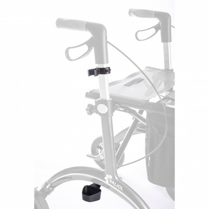 Opvouwbare rollator voor buiten carbon Saljol