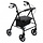 Four-wheel rollator Quattro Classic black