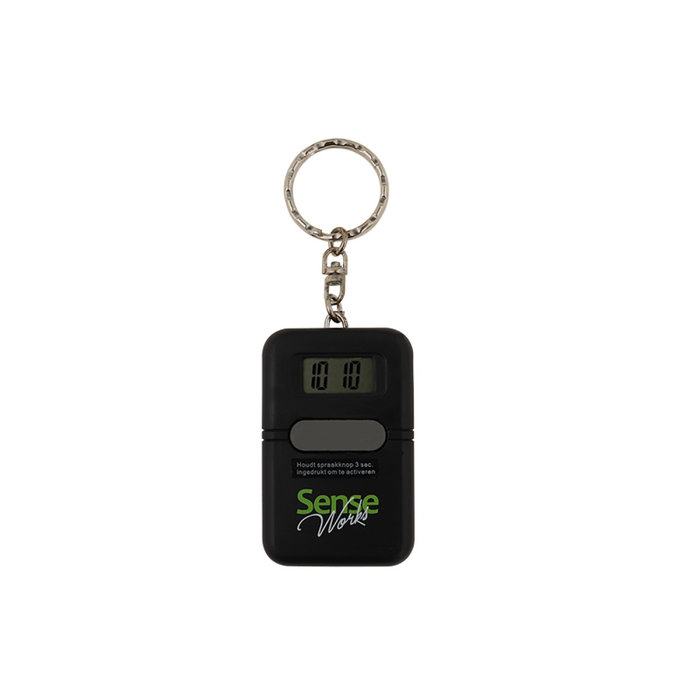 Portable alarm clock as a keychain