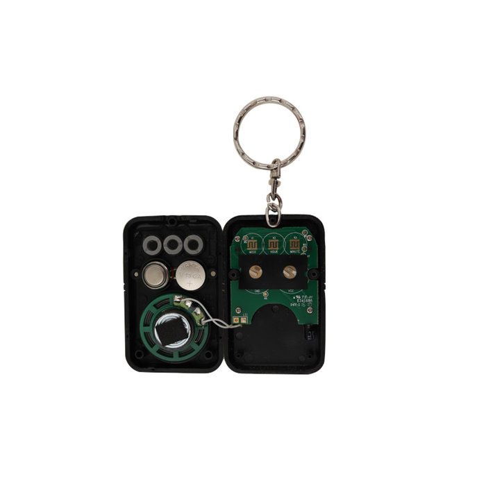 Portable alarm clock as a keychain