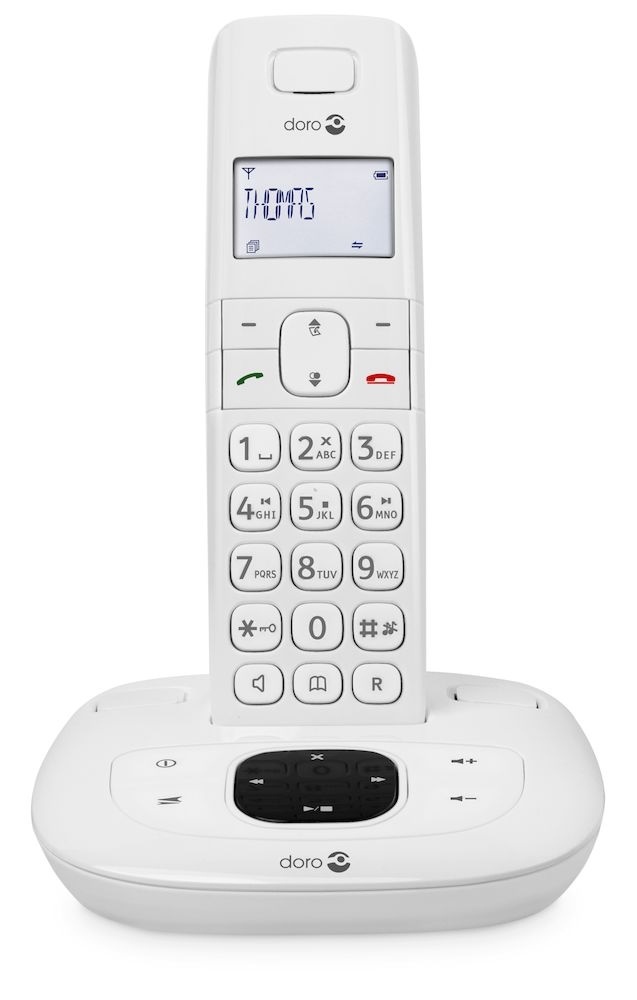 Draadloze telefoon met bedieningspaneel en antwoordapparaat