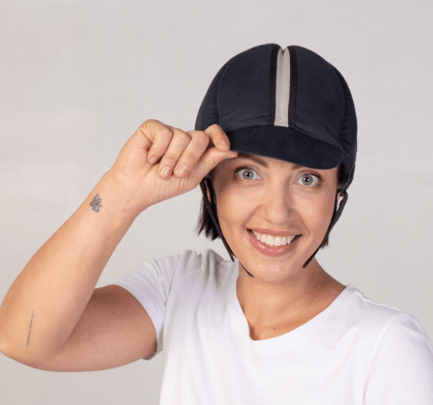 Rib cap - Hardy Platin/Navy Blue