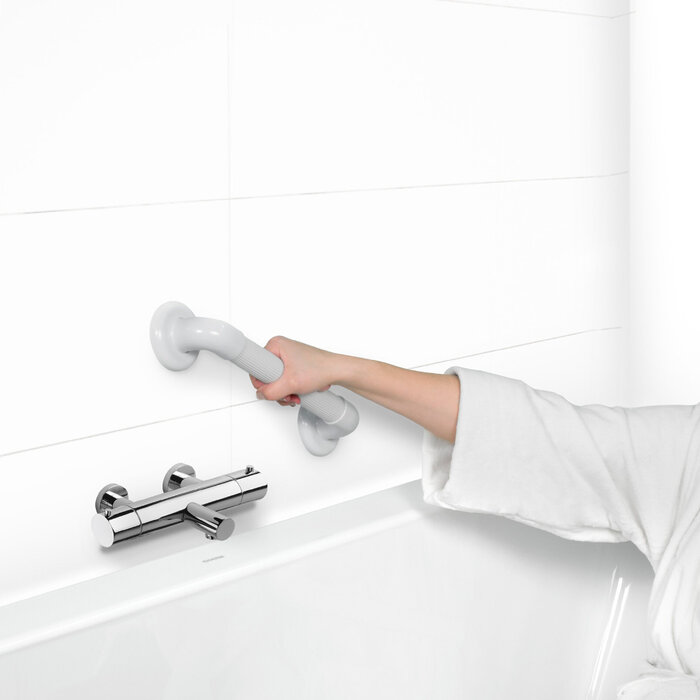 Vaste wandbeugel met 6 vijzen