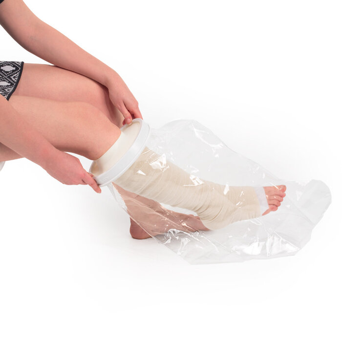 Housse de douche pour protéger le plâtre/bandage pendant la douche