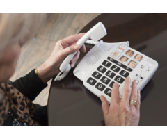 Hoorntelefoon met 6 fototoetsen