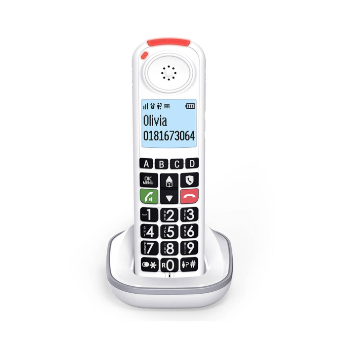 Fixed telephone with 4 photo keys