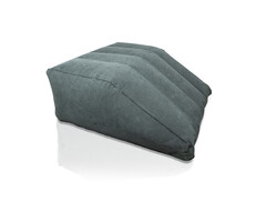 Inflatable leg wedge pillow