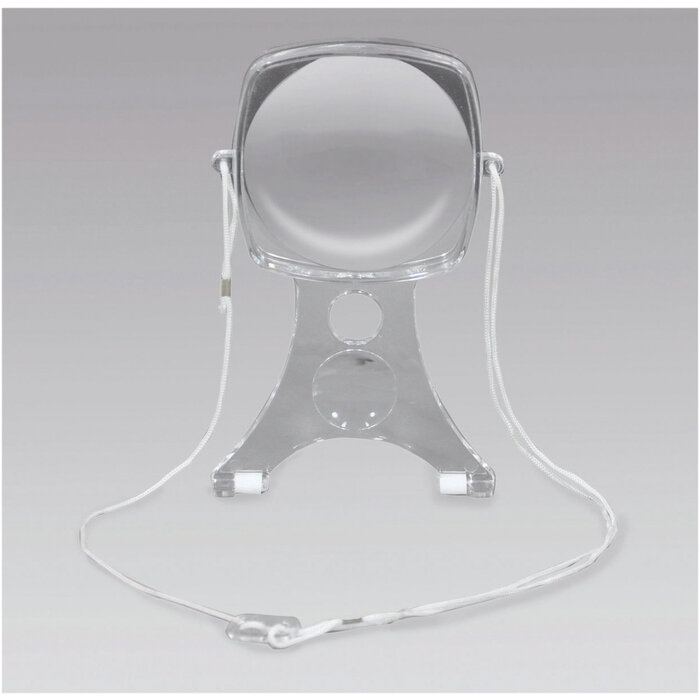 Hands-free Craft magnifier with adjustable neck strap